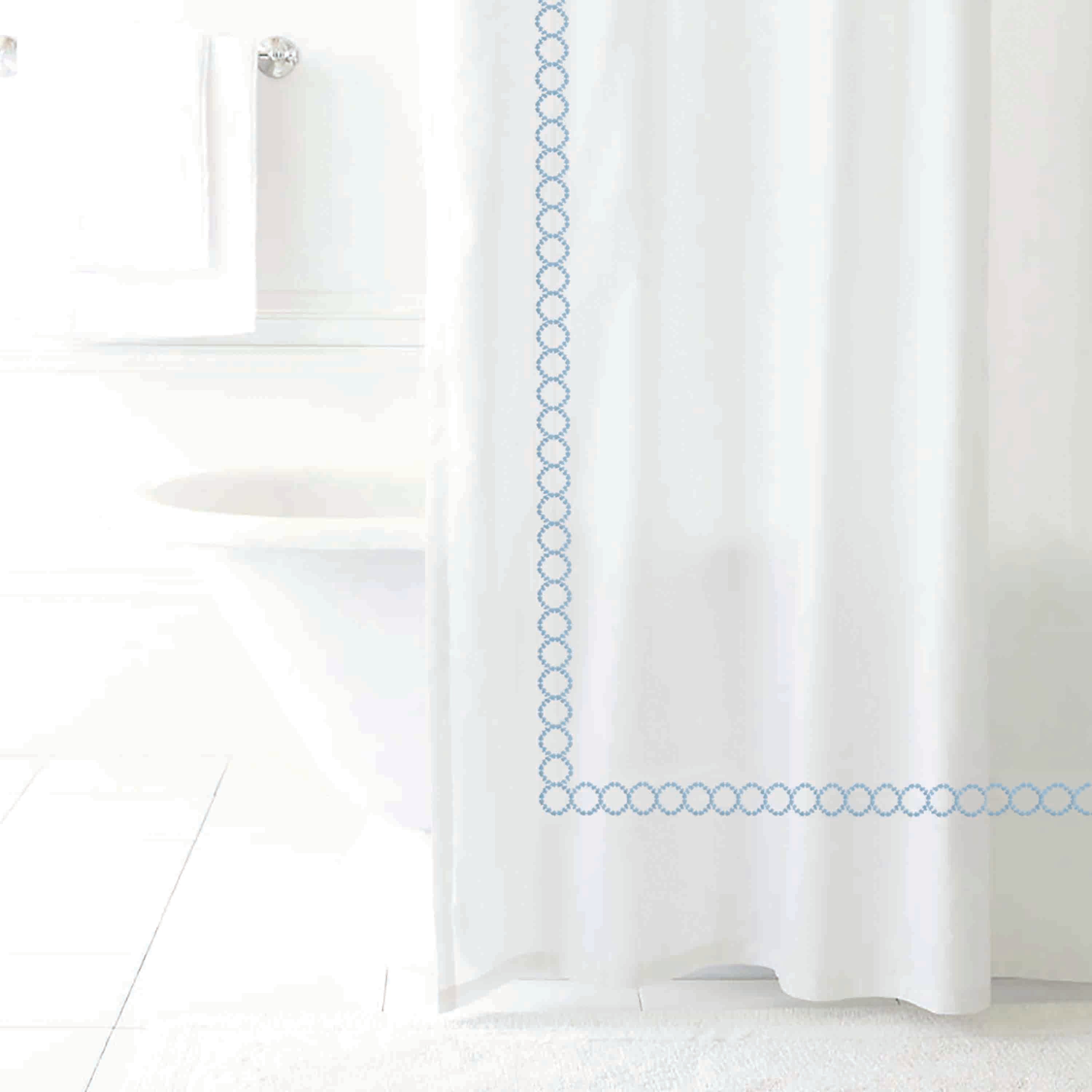 Clean Design Home® Savoy  Cotton Shower Curtain