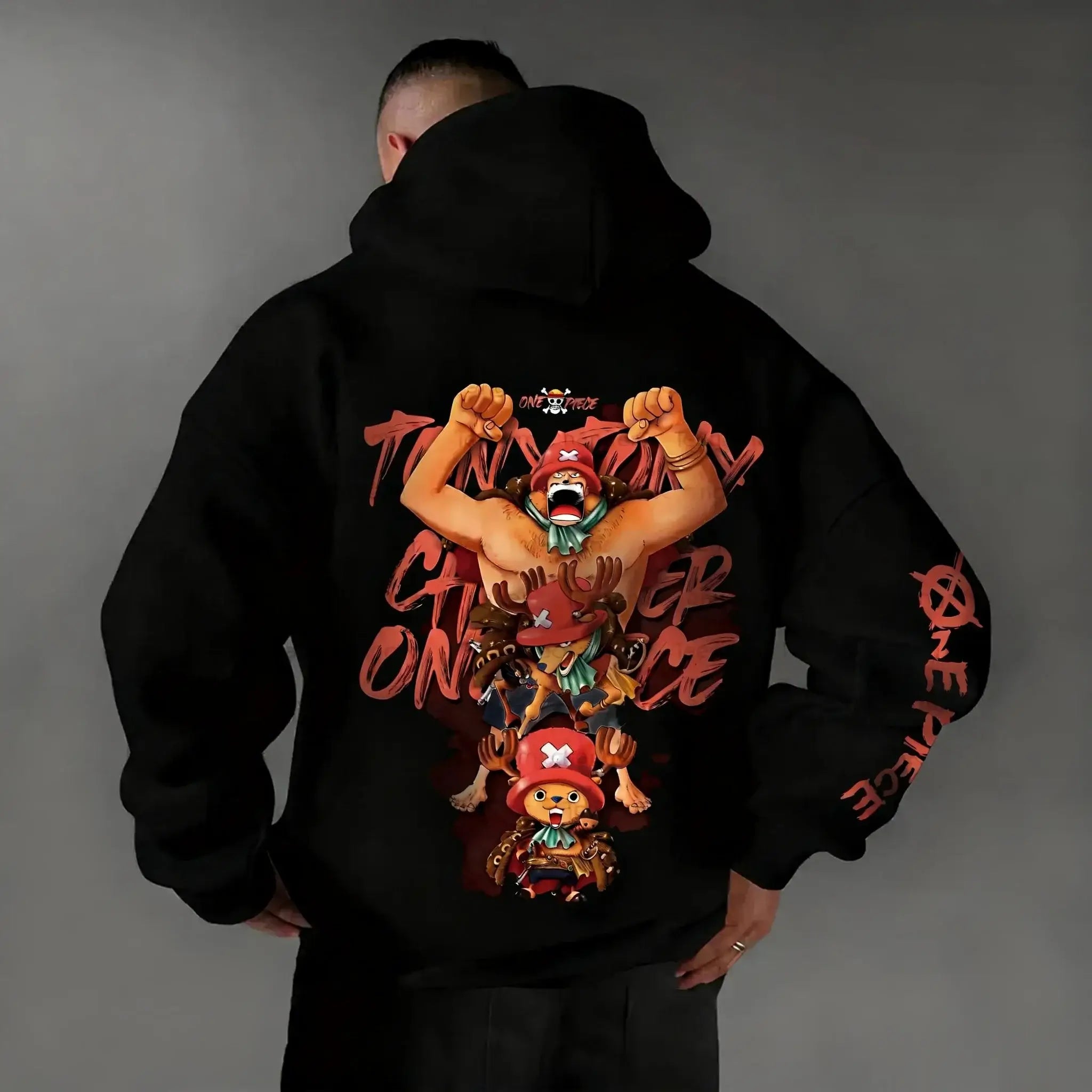 Chopper Oversized Anime Hoodie – One Piece Unisex Sweatshirt