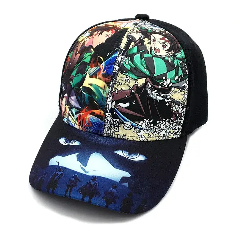 Demon Slayer Baseball Cap: Adjustable Anime Hip Hop Hat